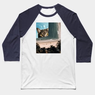 Slanted Beach Baseball T-Shirt